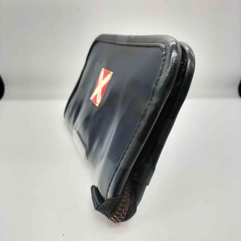 ラゲッジレーベル LUGGAGE LABEL 日本製 カモフラ柄 ラウンドジップ ロング ウォレット メンズ