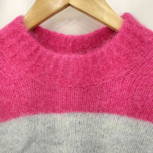 コス COS アルパカ混 ウール ボーダー クルーネック ニットセーター レディース XS