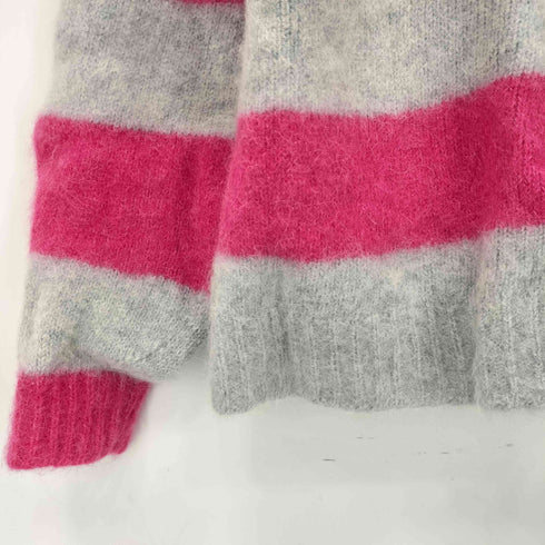 コス COS アルパカ混 ウール ボーダー クルーネック ニットセーター レディース XS