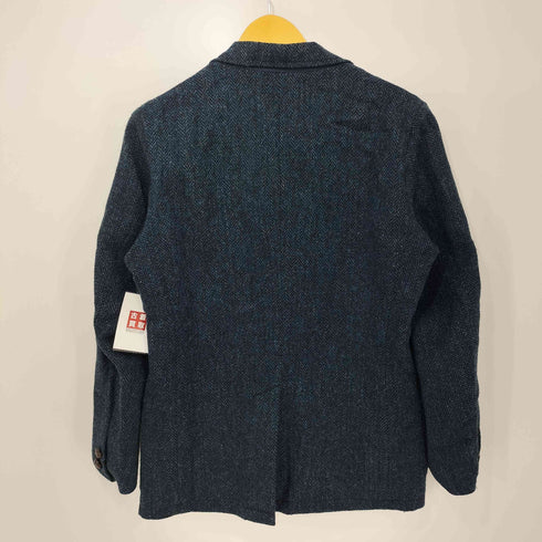 ザダファーオブセントジョージ The DUFFER of ST.GEORGE ウール100 ツイード ヘリンボーン バスケットボタン 2B テーラードジャケット メンズ JPN:L
