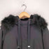 ザラ ZARA フードフェイクファー 中綿ジャケット レディース import:L