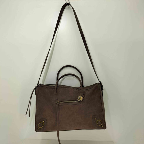 エヴリス EVRIS フェイクレザーボーホーBIG BAG レディース