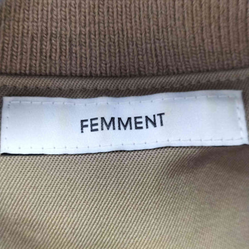 ファモン FEMMENT フレンチスリーブ ジップアップブルゾン レディース JPN:3