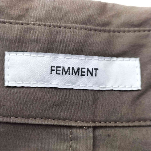 ファモン FEMMENT プルオーバーシャツワンピース レディース