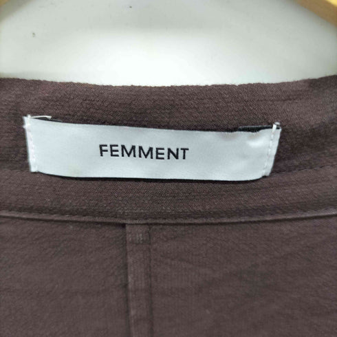 ファモン FEMMENT フロントスリットスイッチングロングドレス レディース JPN:3