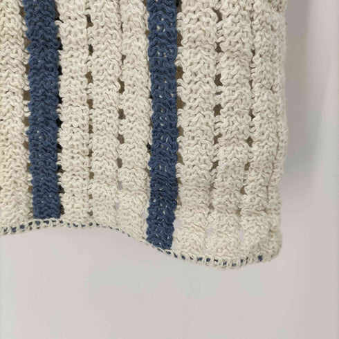 ザラ ZARA テクスチャー クロシェシャツ メンズ import:XL