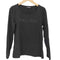 トミーヒルフィガー TOMMY HILFIGER ラインストーンロゴ クルーネックロンT レディース import:M