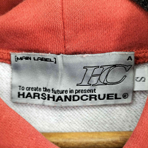 ハーシュアンドクルーエル HARSHANDCRUEL 両面プリント パーカー メンズ