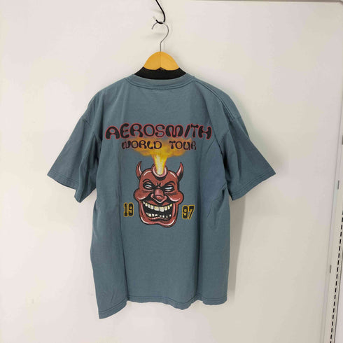 97年コピーライト NINE LIVE1997 WORLD TOUR バンドTシャツ メンズ