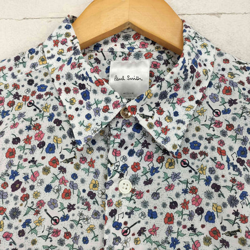 ポールスミス Paul Smith 小花柄 レギュラーカラーシャツ メンズ import:M