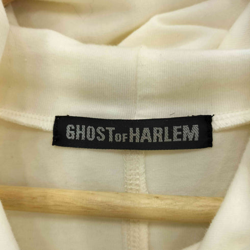 GHOST OF HARLEM ダブルジップ クロスプリントデザイン フーディ ロングベスト Y2K レディース FREE