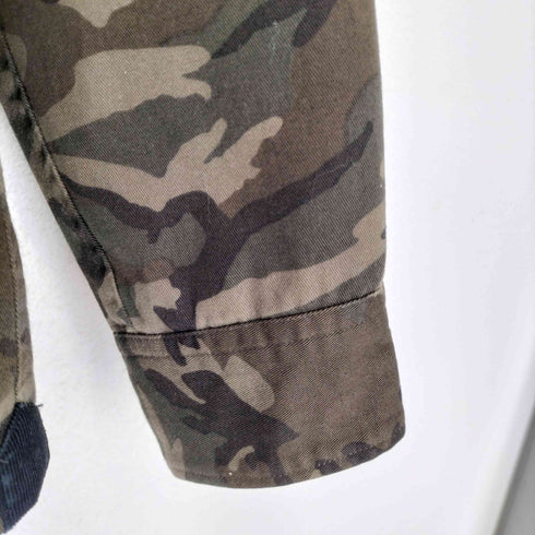 ナノユニバース NANO universe 西川ダウン カモフラ シャツジャケット メンズ JPN:M