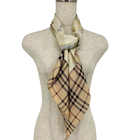 バーバリーロンドン BURBERRY LONDON ノバチェック 大判スカーフ レディース