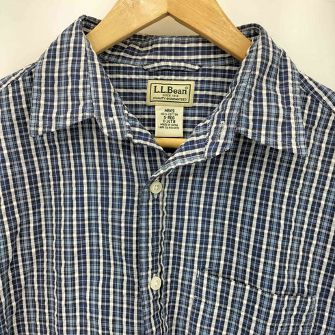 エルエルビーン L.L.Bean グラフチェック 半袖シャツ メンズ S