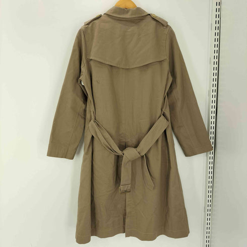 ニコアンド niko and... 裏地チェック ライナー 付き ガンフラップ トレンチ ロング コート レディース JPN:4