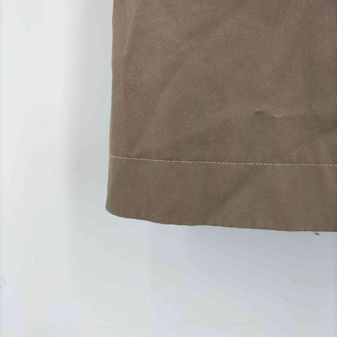 ニコアンド niko and... 裏地チェック ライナー 付き ガンフラップ トレンチ ロング コート レディース JPN:4