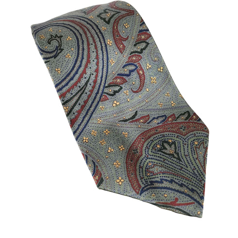 ポロバイラルフローレン Polo by RALPH LAUREN ペイズリー柄 シルク100ネクタイ メンズ