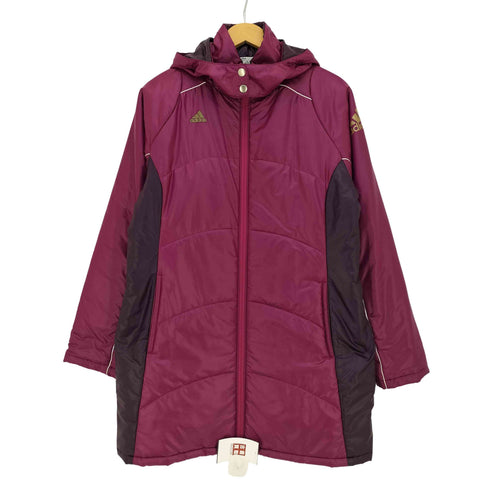 アディダス adidas CLIMAPROOF パフォーマンスロゴプリント 中綿ハーフコート ベンチコート レディース OT