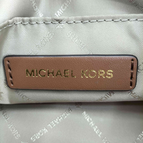 マイケルコース Michael Kors ロゴプリント レザーポーチ レディース