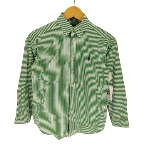 ラルフローレン RALPH LAUREN ポニー刺繍 ボタンダウン L/S ストライプ シャツ メンズ 150