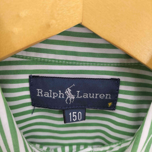 ラルフローレン RALPH LAUREN ポニー刺繍 ボタンダウン L/S ストライプ シャツ メンズ 150