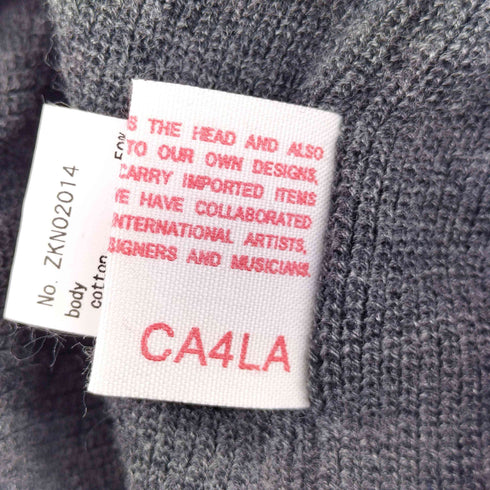 カシラ CA4LA コットン混 ニット帽 メンズ