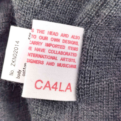 カシラ CA4LA コットン混 ニット帽 メンズ