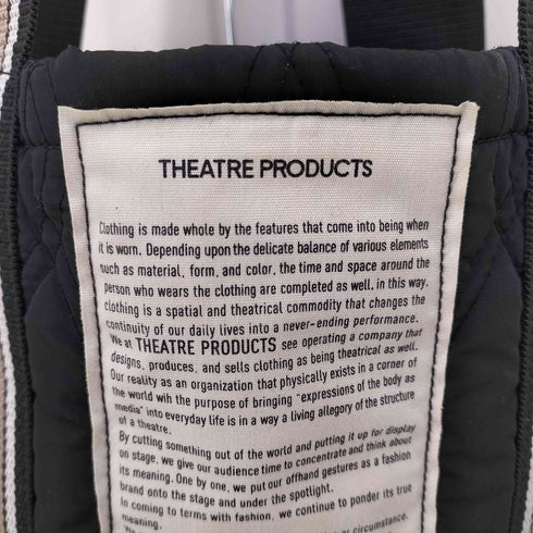 シアタープロダクツ THEATRE PRODUCTS ジャガードテープ キルティングトートバッグ レディース
