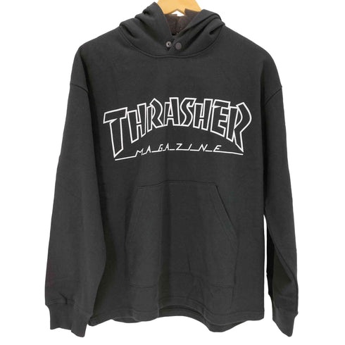 スラッシャー THRASHER ロゴプリントスウェットプルパーカー メンズ JPN:L