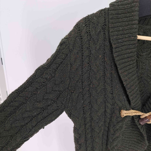 ラルフローレン RALPH LAUREN モヘア混 ショールカラー トグルボタン ウール ケーブル ニット カーディガン メンズ 160