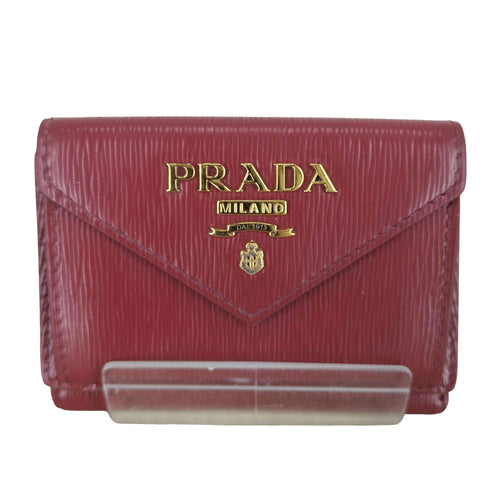 プラダ PRADA サフィアーノ 三つ折り財布 レディース