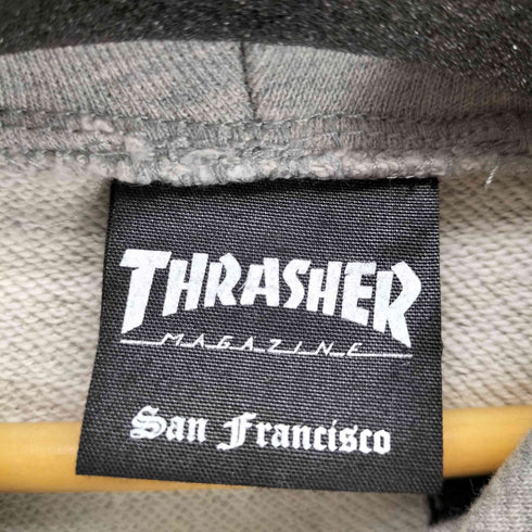 スラッシャー THRASHER ロゴプリントスウェットプルパーカー メンズ JPN:L