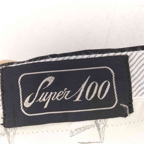 60-70S 片爪YKKジップ ウール 2タック スラックス メンズ