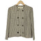 ピエールカルダン pierre cardin チェック柄 ノーカラージャケット レディース JPN:11号