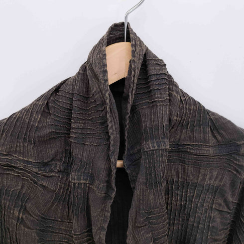 イッセイミヤケハート ISSEY MIYAKE HaaT 06SS プリーツデザイン 変形 ジャケット レディース JPN:2