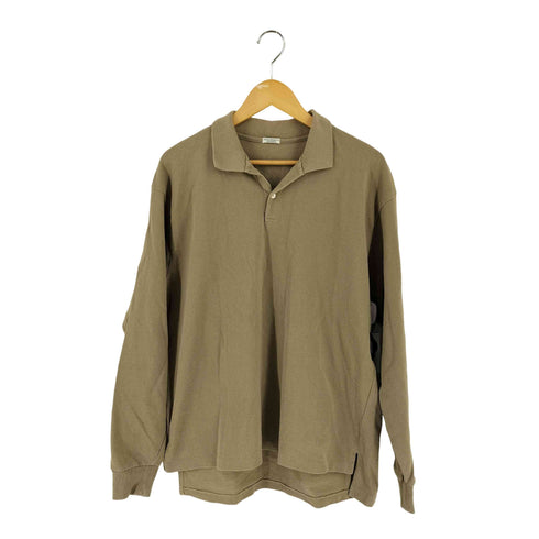 フィグベルメーカーズアンドコー PHIGVEL MAKERS & Co. 23SS SKIPPER LONG SLEEVE POLO 鹿の子ポロシャツ メンズ JPN:2