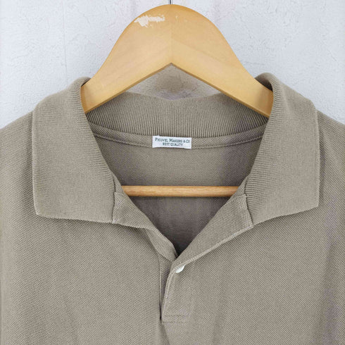 フィグベルメーカーズアンドコー PHIGVEL MAKERS & Co. 23SS SKIPPER LONG SLEEVE POLO 鹿の子ポロシャツ メンズ JPN:2