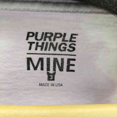 パープルシングス PURPLE THINGS USA製 MINE タイダイクルーネックTシャツ メンズ JPN:3