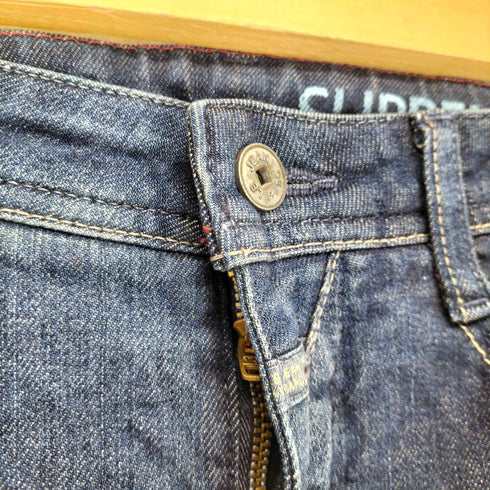 マリテフランソワジルボー MARITHE FRANCOIS GIRBAUD supreme jeg デニムパンツ レディース L