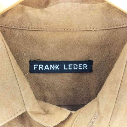 フランクリーダー FRANK LEDER BRUSHED COTTON SHIRT メンズ