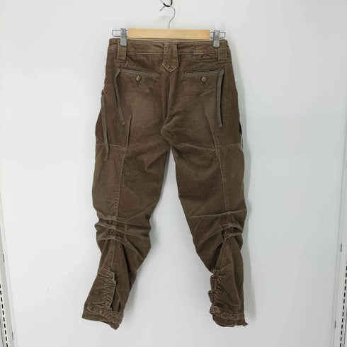 マリテフランソワジルボー MARITHE FRANCOIS GIRBAUD ギャザー コーデュロイ カーゴ カーブパンツ レディース M