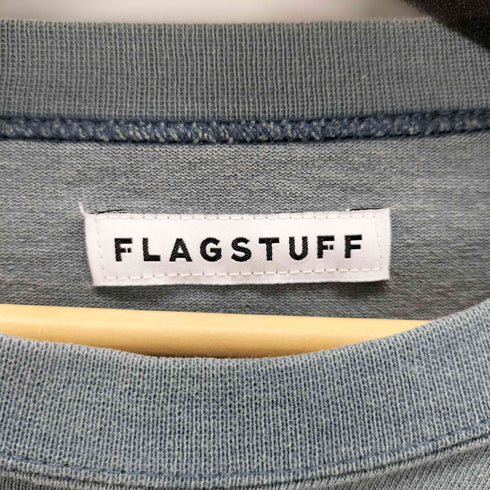 フラグスタフ F-LAGSTUF-F 刺繍デザインバイカラー L/S Tシャツ メンズ JPN:XL