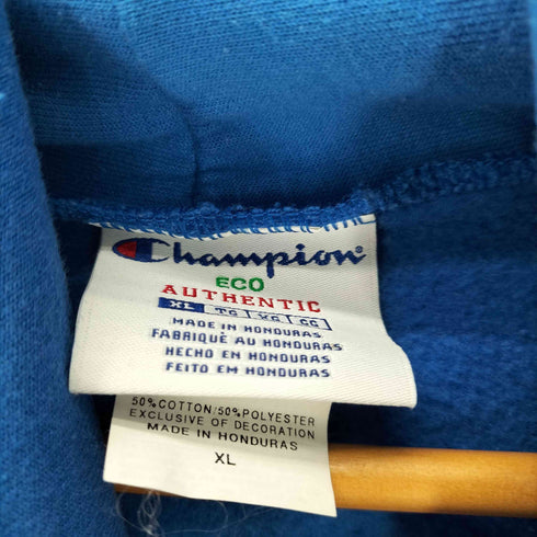 チャンピオン Champion ECO AUTHENTIC 無地 ブランク フーディー パーカー 袖目つき メンズ import:XL
