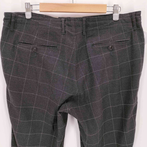 ヘッドポータープラス HEAD PORTER PLUS ペンシルチェックテーパードパンツ メンズ JPN:XL
