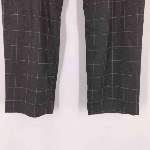 ヘッドポータープラス HEAD PORTER PLUS ペンシルチェックテーパードパンツ メンズ JPN:XL