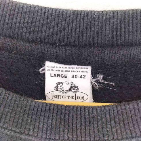 ヴァイナルアーカイブ VAINL ARCHIVE SALT AND PEPPER プリント スウェット トップス メンズ import:L