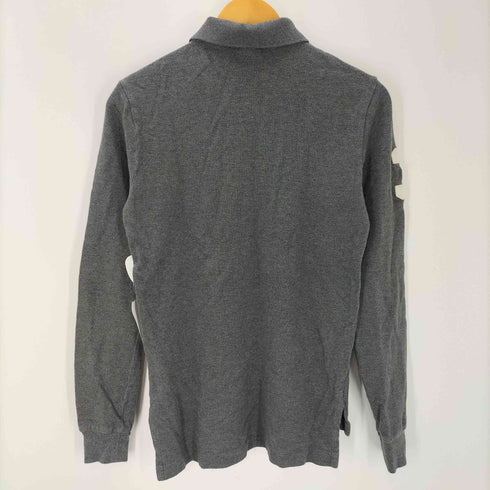 ポロバイラルフローレン Polo by RALPH LAUREN 90S CUSTOM FIT ビックポニー 刺繍 ナンバリング 3 L/S ラガー ポロシャツ メンズ import:S