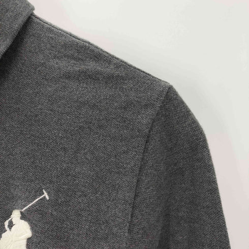 ポロバイラルフローレン Polo by RALPH LAUREN 90S CUSTOM FIT ビックポニー 刺繍 ナンバリング 3 L/S ラガー ポロシャツ メンズ import:S
