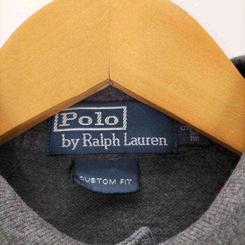 ポロバイラルフローレン Polo by RALPH LAUREN 90S CUSTOM FIT ビックポニー 刺繍 ナンバリング 3 L/S ラガー ポロシャツ メンズ import:S