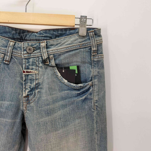 マリテフランソワジルボー MARITHE FRANCOIS GIRBAUD Y2K フレア デニムパンツ レディース M